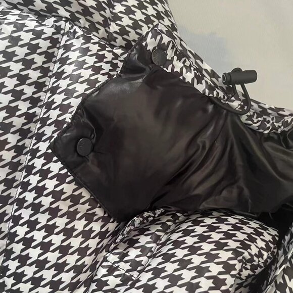Moncler X Frgmt Socotrine Houndstooth Short Down Jacket - Picture 4 of 16